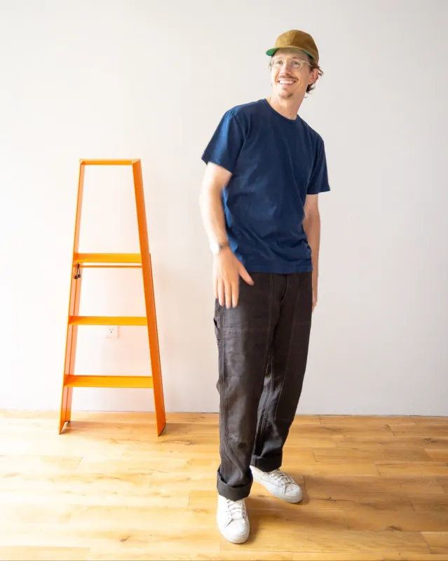 Mid Weight Short Sleeve Tee - Navy sold by Grown & Sewn