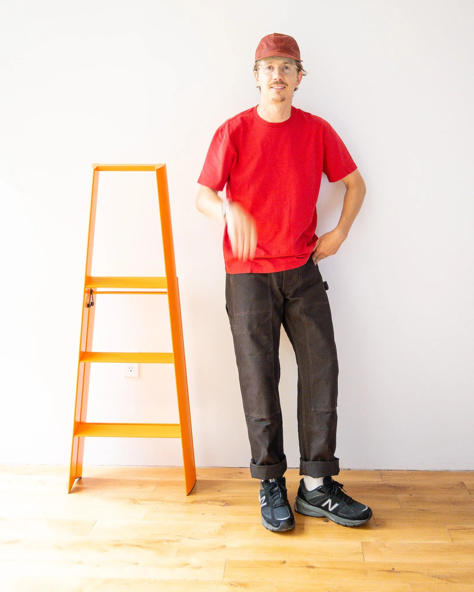 Mid Weight Short Sleeve Tee - Red sold by Grown & Sewn product image thumbnail 2