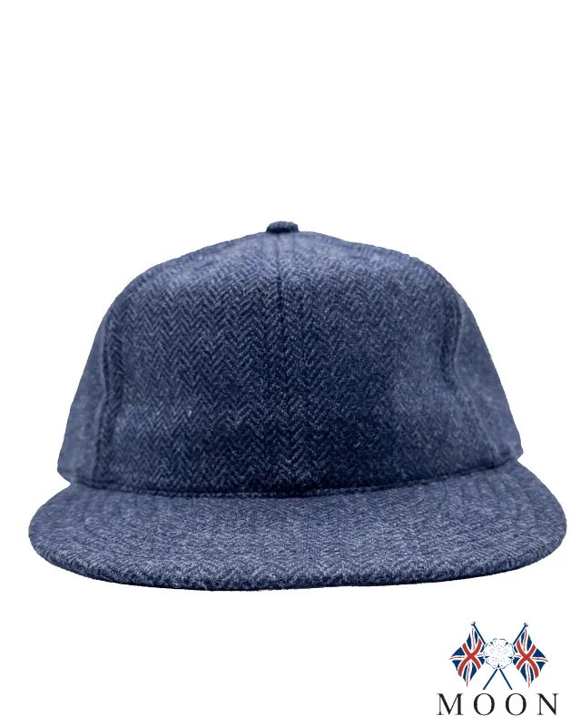 Soft Brim Ball Cap - Moon Tweed - Blue sold by Grown & Sewn