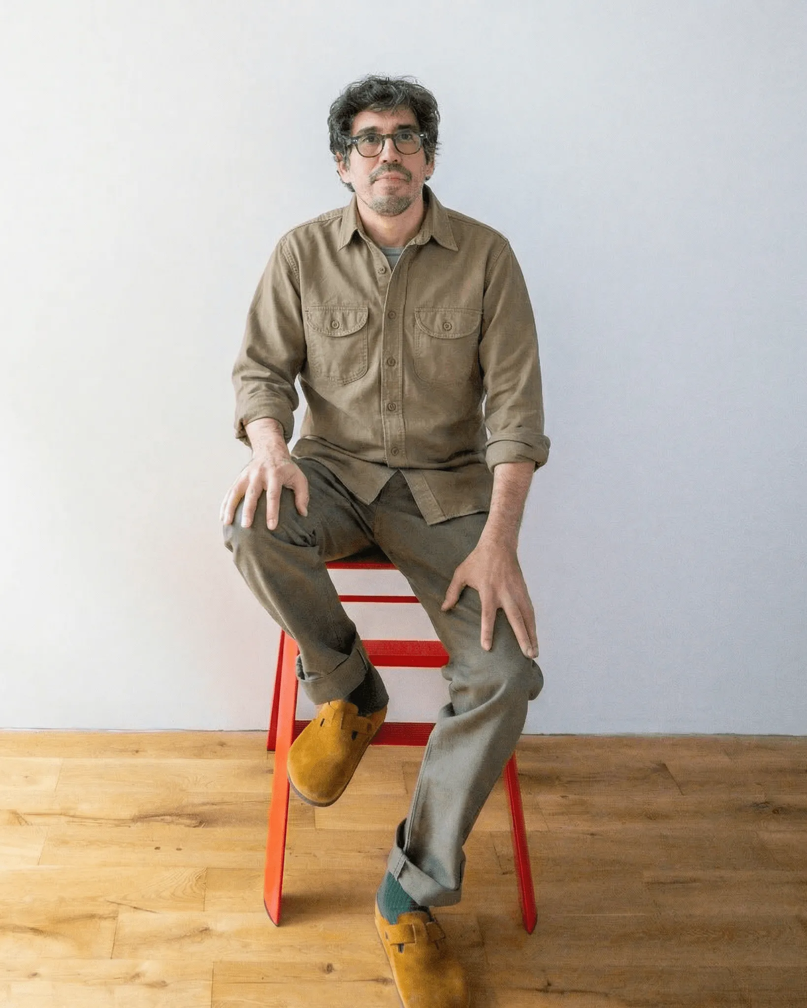 Walsh Work Shirt - 8 oz. Brushed Canvas - Khaki sold by Grown & Sewn product image thumbnail 2