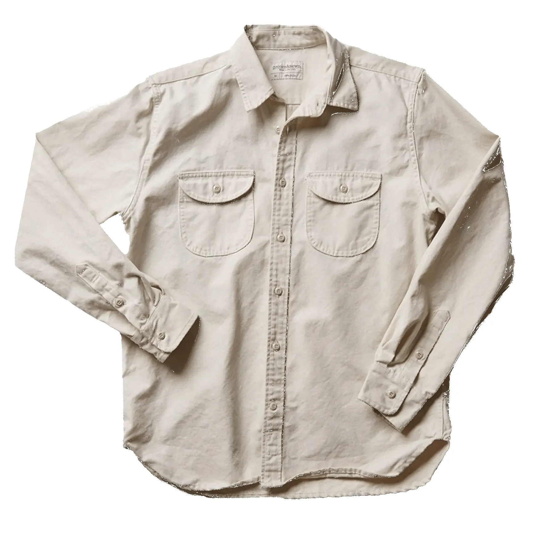 Walsh Work Shirt - 8 oz. Brushed Canvas - Natural sold by Grown & Sewn product image thumbnail 3