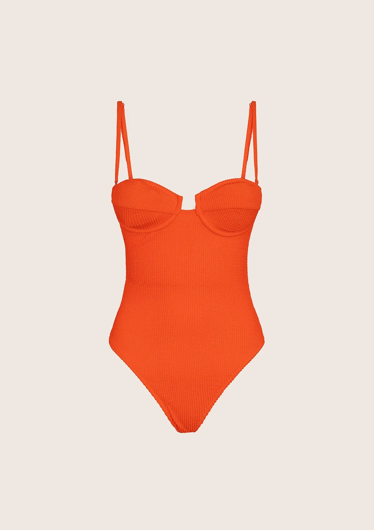 Monokini with women's ferretto F**K Fluo orange 1240-Fo sold by F**K Official product image thumbnail 3