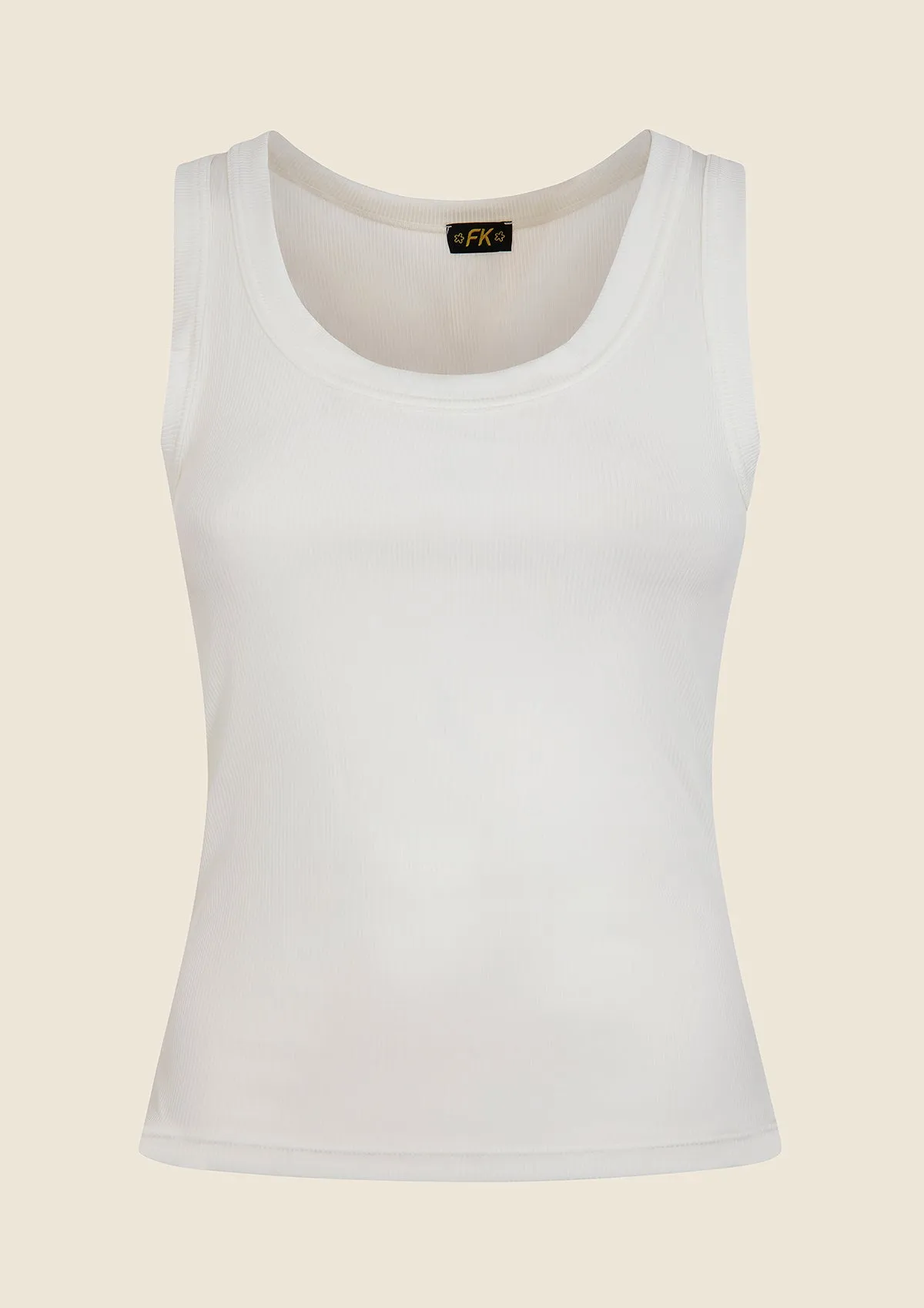Women's tank top F**K Bianca 1950-WH sold by F**K Official product image thumbnail 3