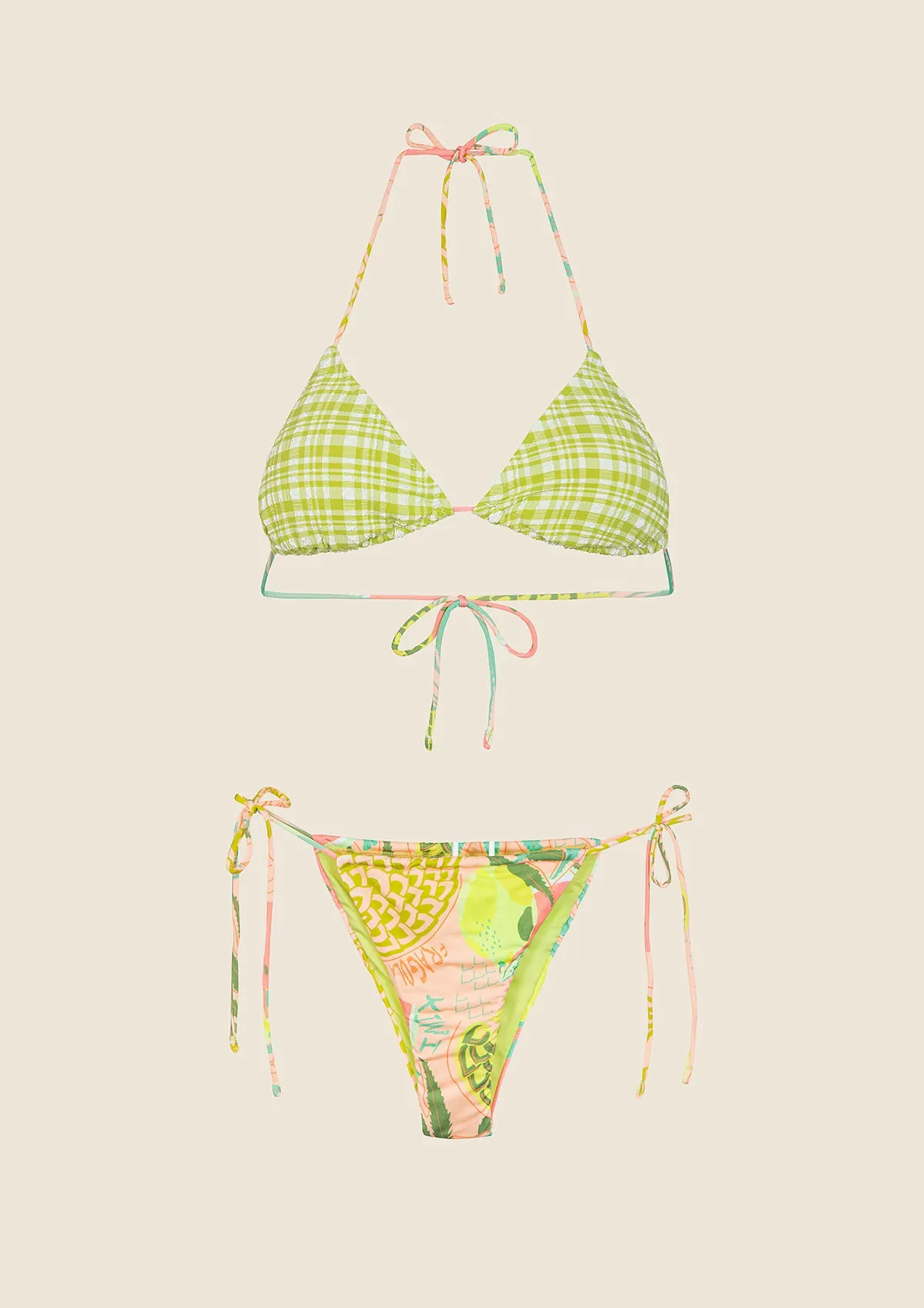 Woman bikini F**K Triangle with Slip Brazilian adjustable fantasy 0610-X12 sold by F**K Official product image thumbnail 3