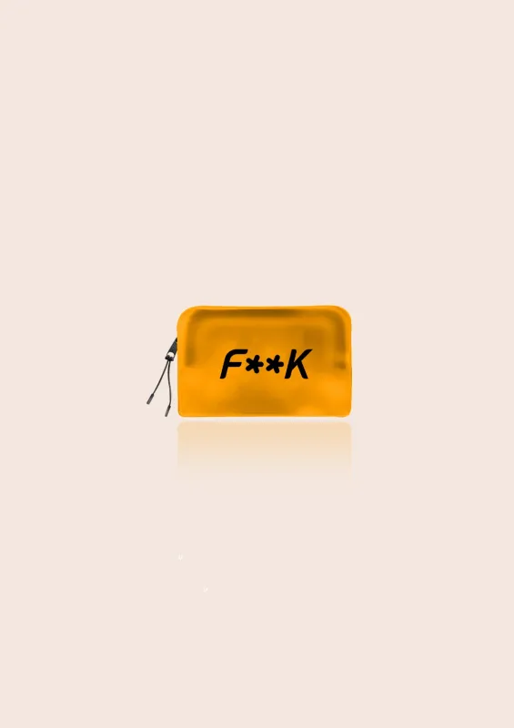 Women's clutch bag F**K Orange Fluo W01AU97-Fo sold by F**K Official