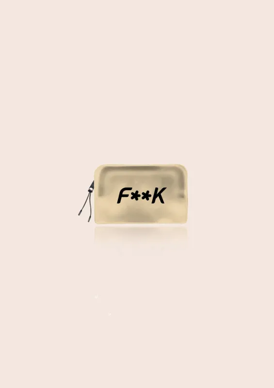 Women's clutch bag F**K Beige W01AU97-BG sold by F**K Official