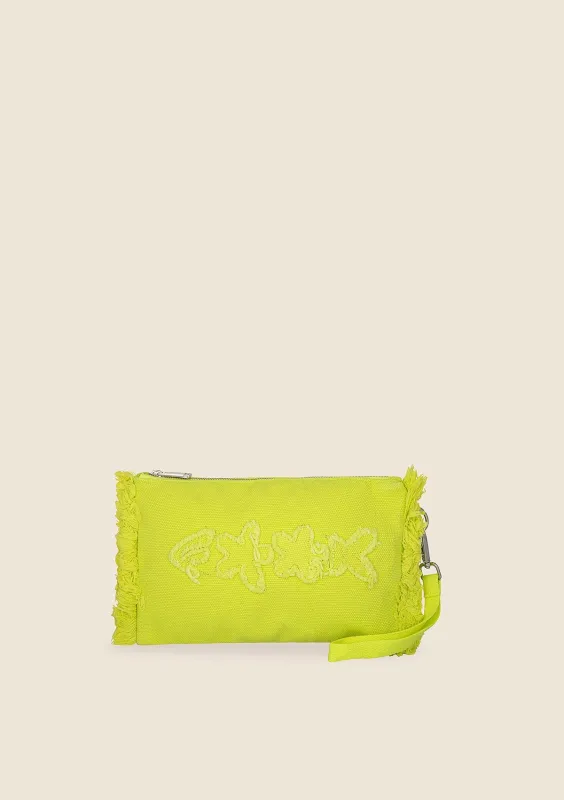 Women's clutch bag F**K Fluous yellow A054-FY sold by F**K Official