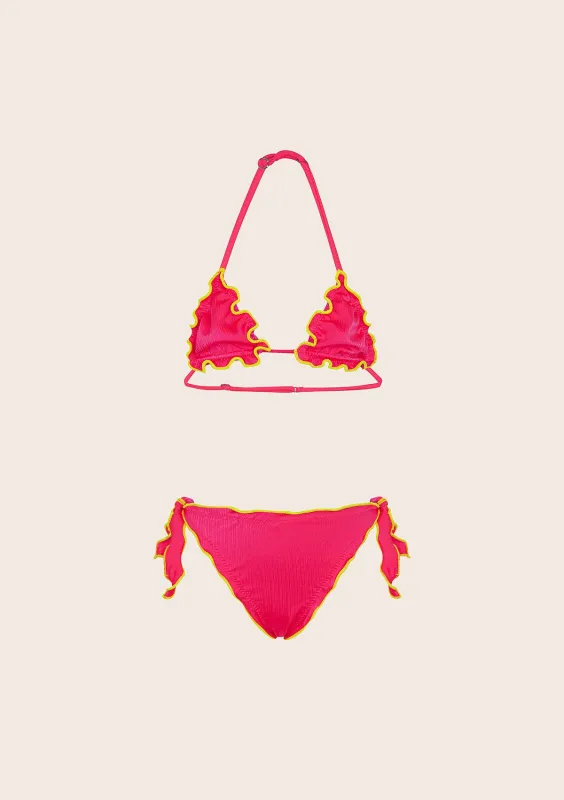 Bikini girl F**K Triangle with Slip Adjustable Fluo Fluo G1M01TA-B sold by F**K Official