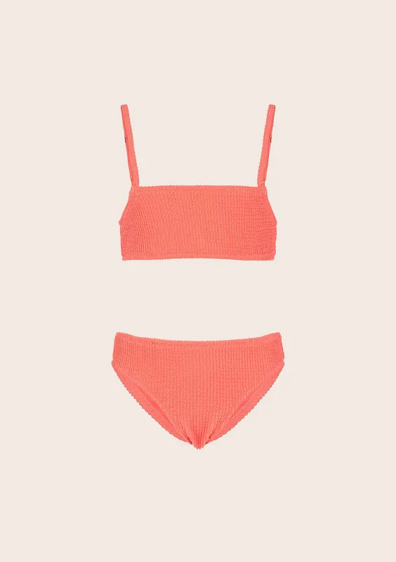 Bikini girl F**K Top with Slip Fixed Coral Fluo G1L01UF-FC sold by F**K Official