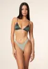 Woman triangle F**K Military green 1330-Mg sold by F**K Official