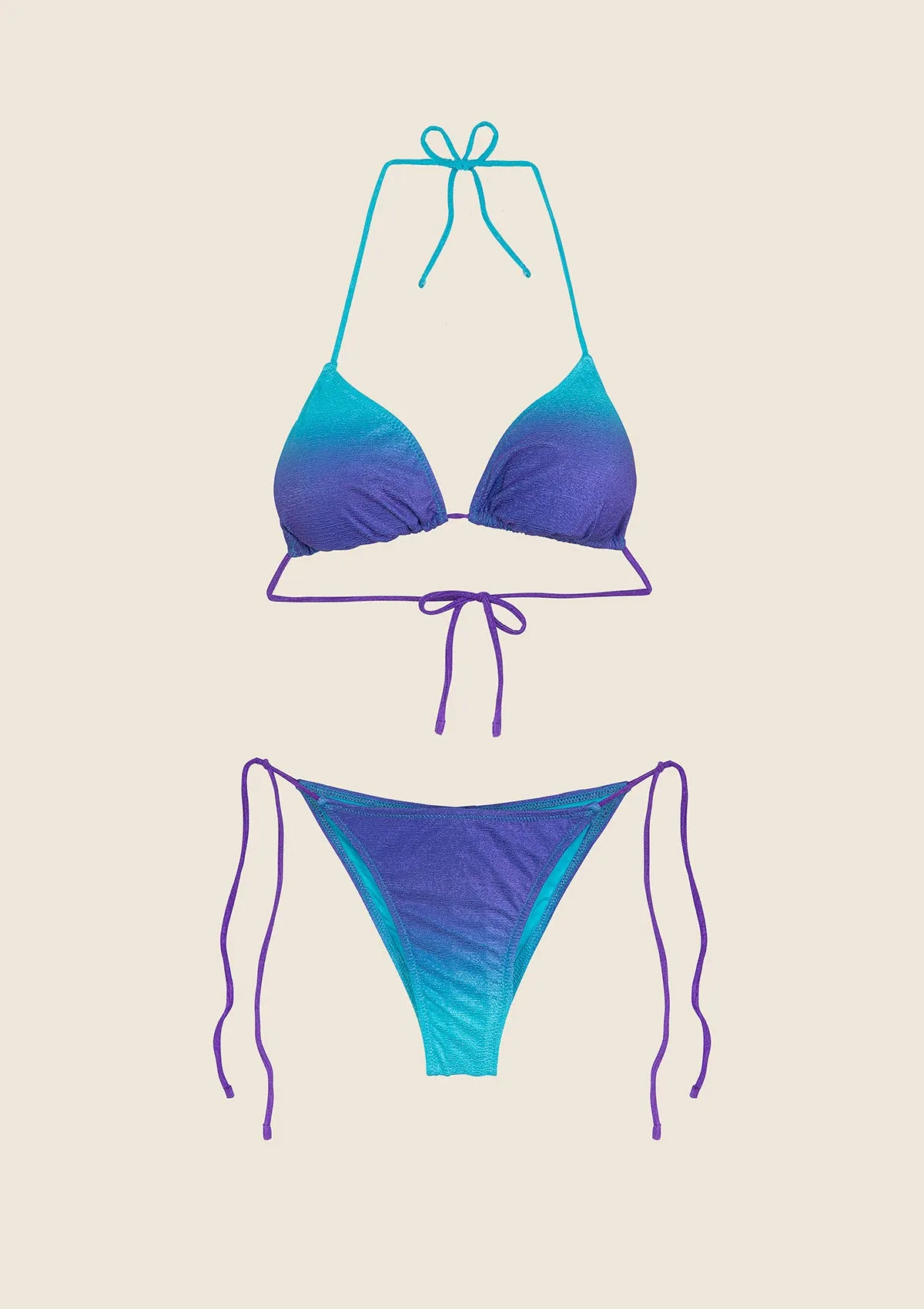 Woman bikini F**K Triangle with Slip Adjustable degradè 1150-x46 sold by F**K Official product image thumbnail 3