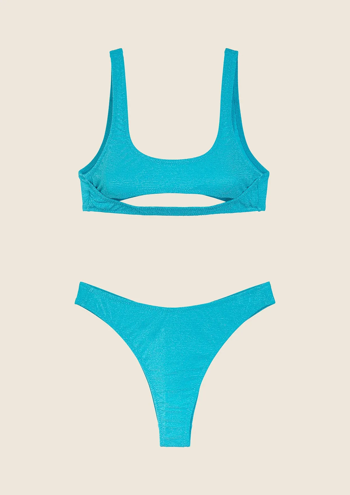 Woman bikini F**K Top with Slip Top life turquoise 1144-tq sold by F**K Official product image thumbnail 3