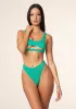 Woman bikini F**K Top with Slip High life green 1144 -gn sold by F**K Official