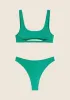Woman bikini F**K Top with Slip High life green 1144 -gn sold by F**K Official