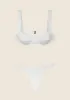 Woman bikini F**K Bra with Ferretto e Slip Bianco Bianco 1142-WH sold by F**K Official