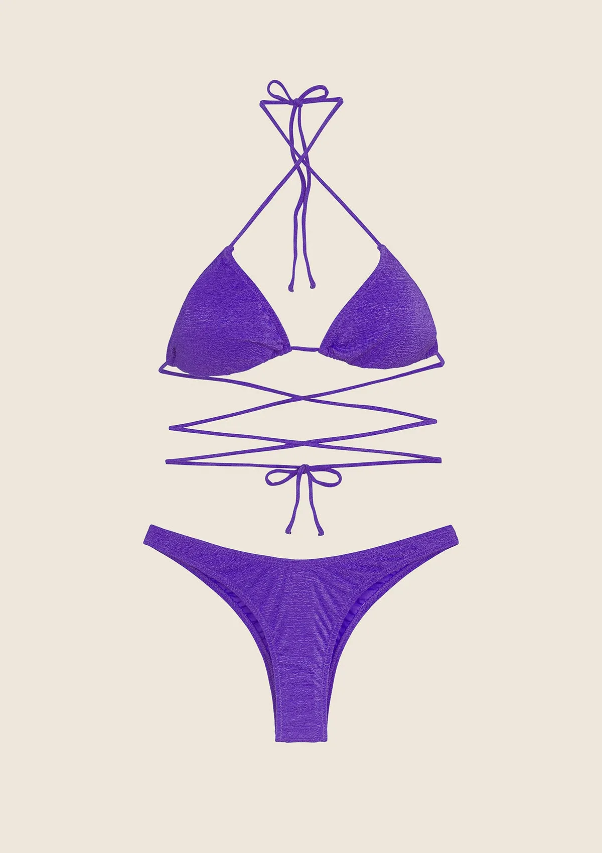 Woman bikini F**K Triangle with Slip Fixed American Viola 1141-PR sold by F**K Official product image thumbnail 3