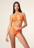Woman bikini F**K Triangle with Slip American Orange Fluo 1141-Fo sold by F**K Official