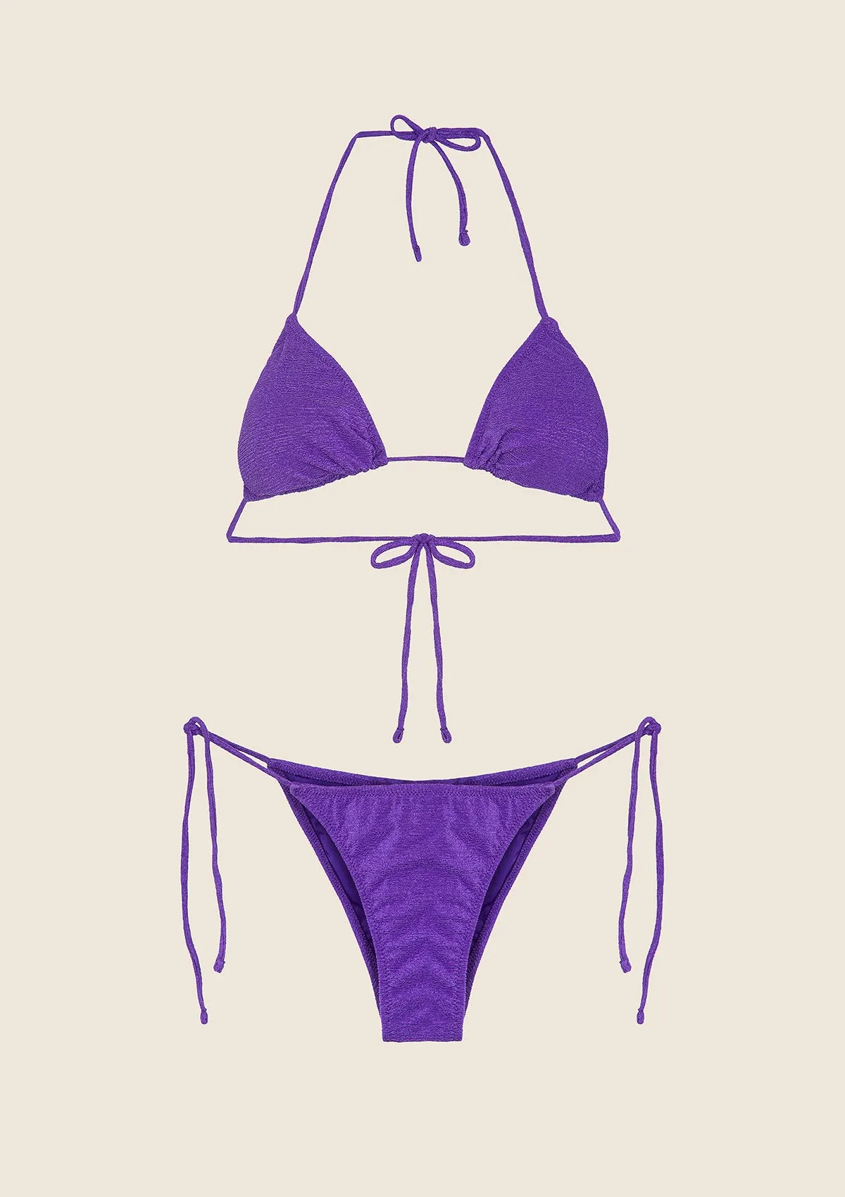 Woman bikini F**K Triangle with Slip Adjustable Viola 1140-PR sold by F**K Official product image thumbnail 3
