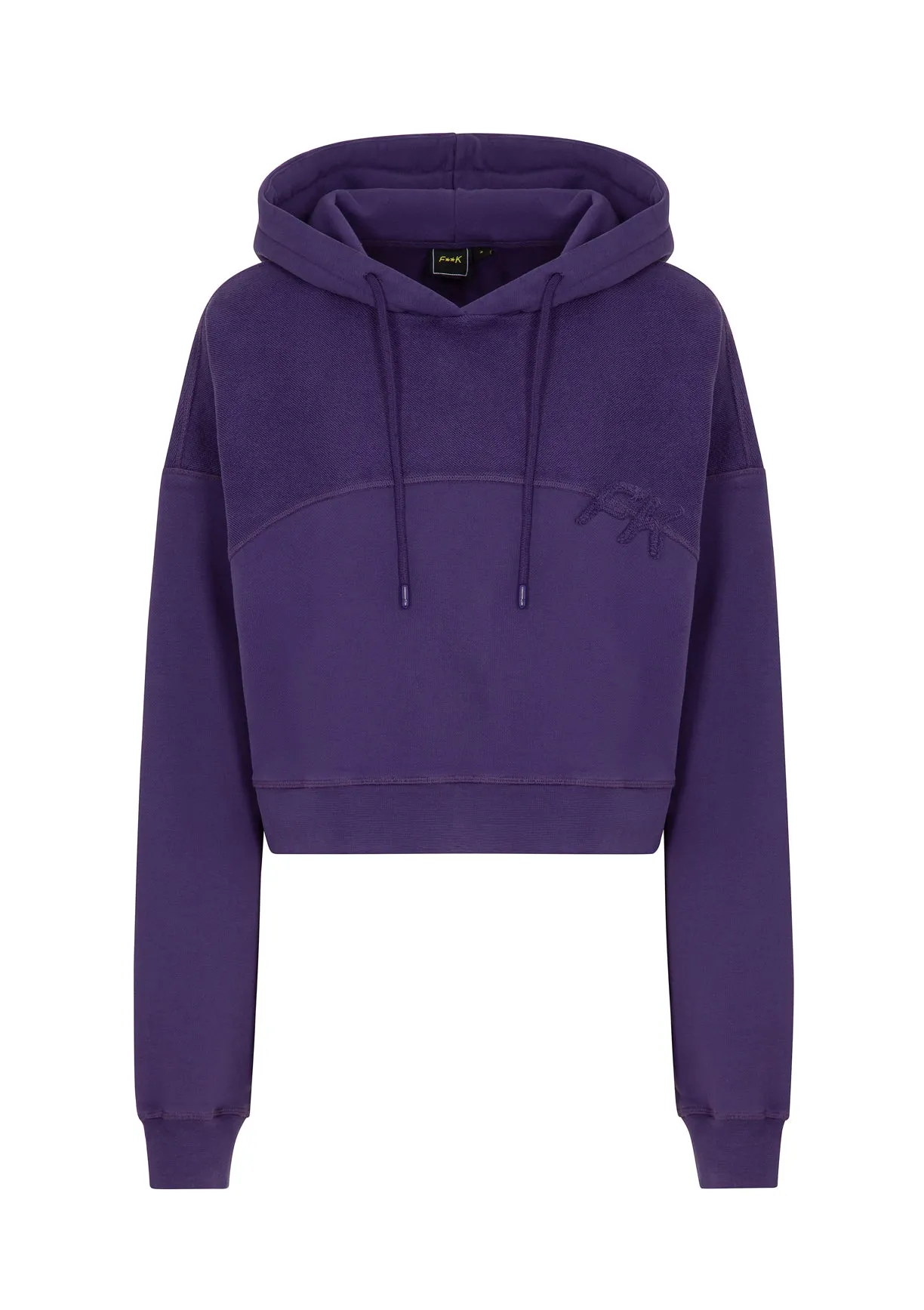 Crop sweatshirt with hood sold by F**K Official product image thumbnail 3