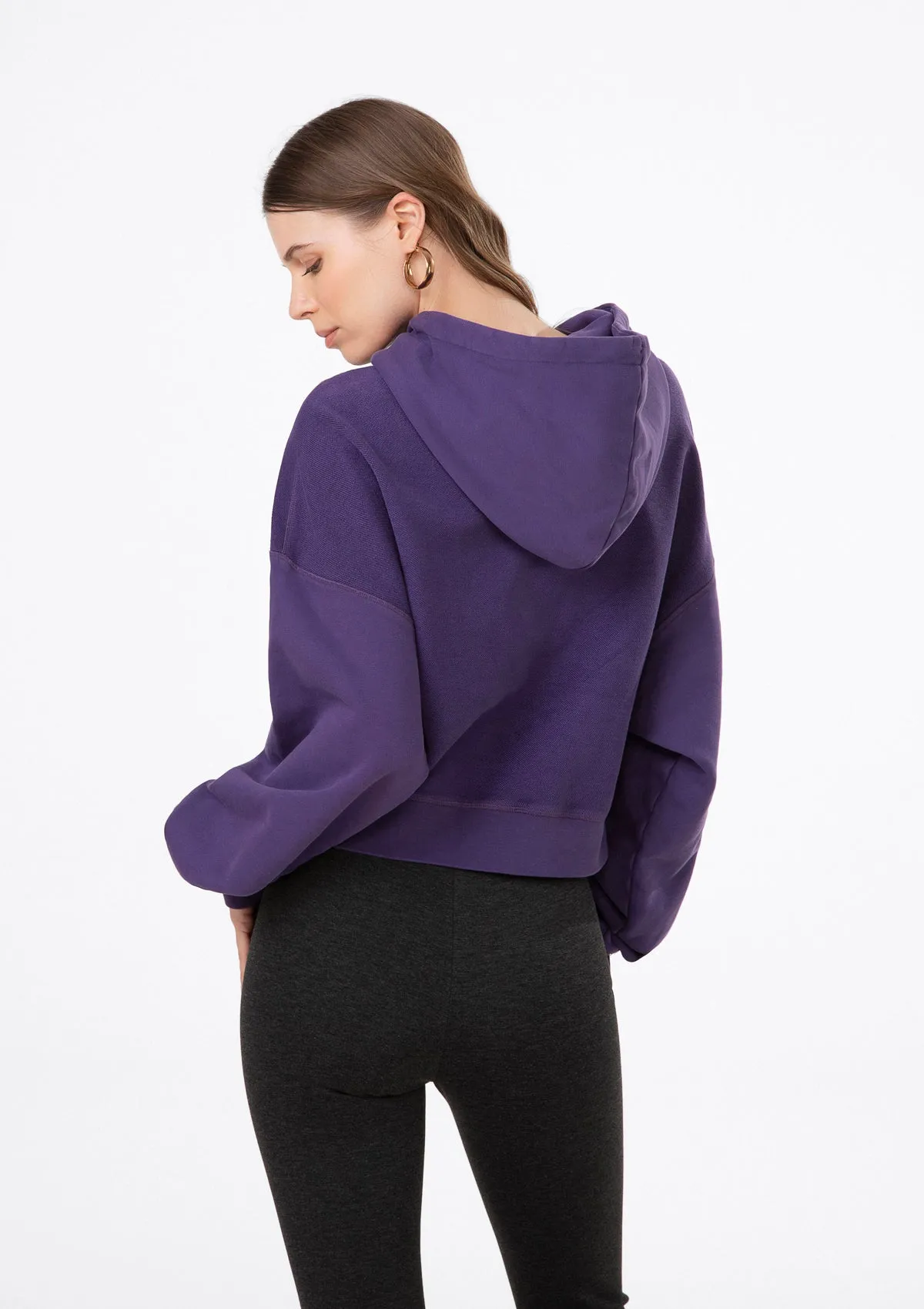 Crop sweatshirt with hood sold by F**K Official product image thumbnail 2