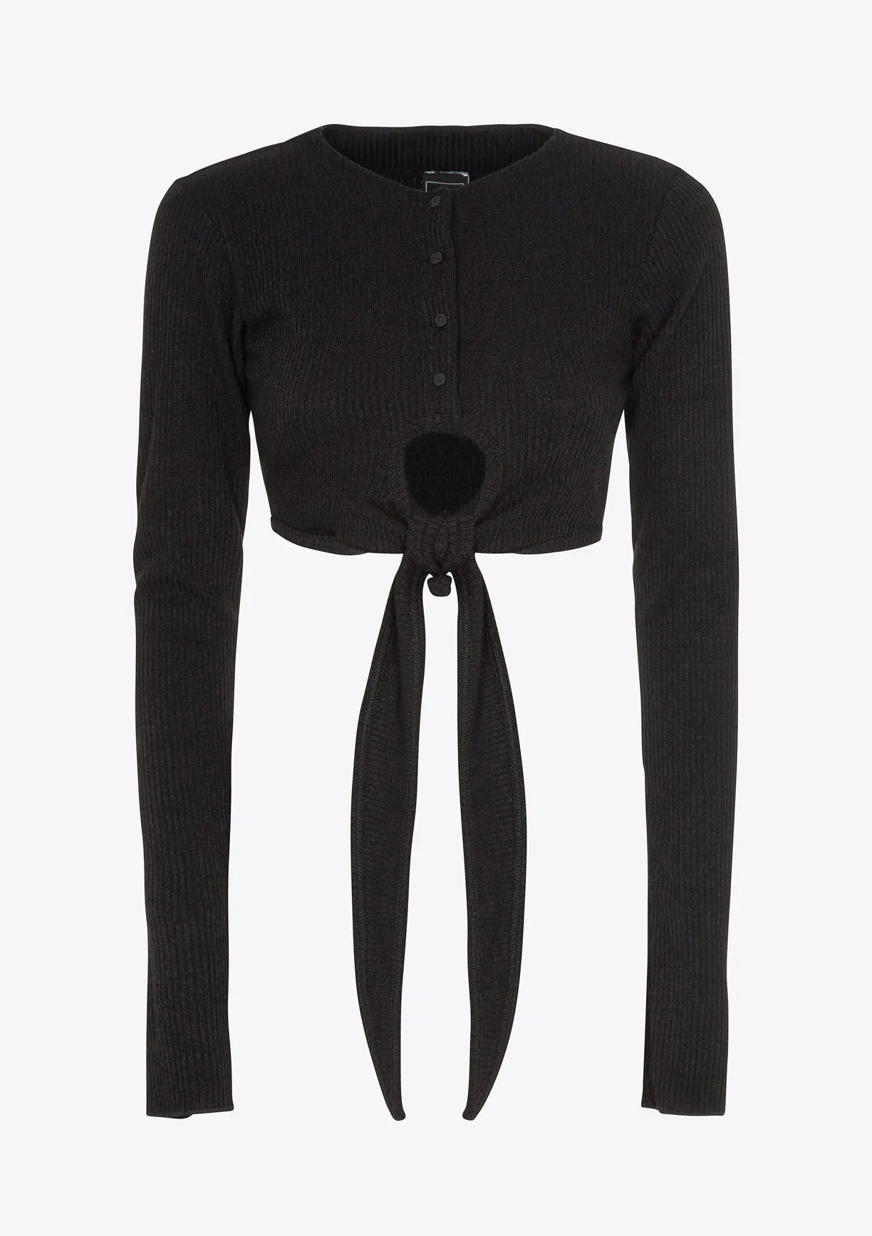 Long sleeve top crop sold by F**K Official product image thumbnail 4