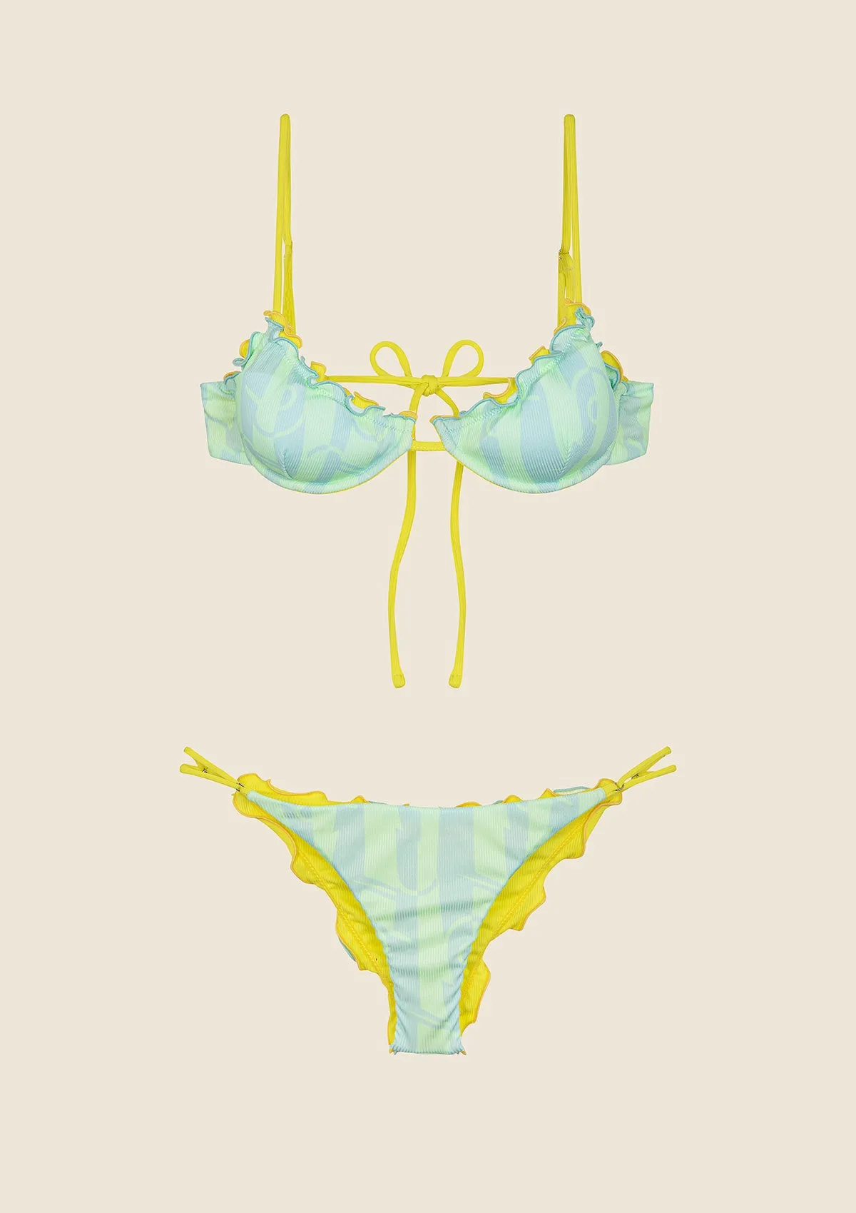 Woman bikini F**K Bra with Ferretto e Slip Brazilian adjustable fantasy 0131-X36 sold by F**K Official product image thumbnail 3