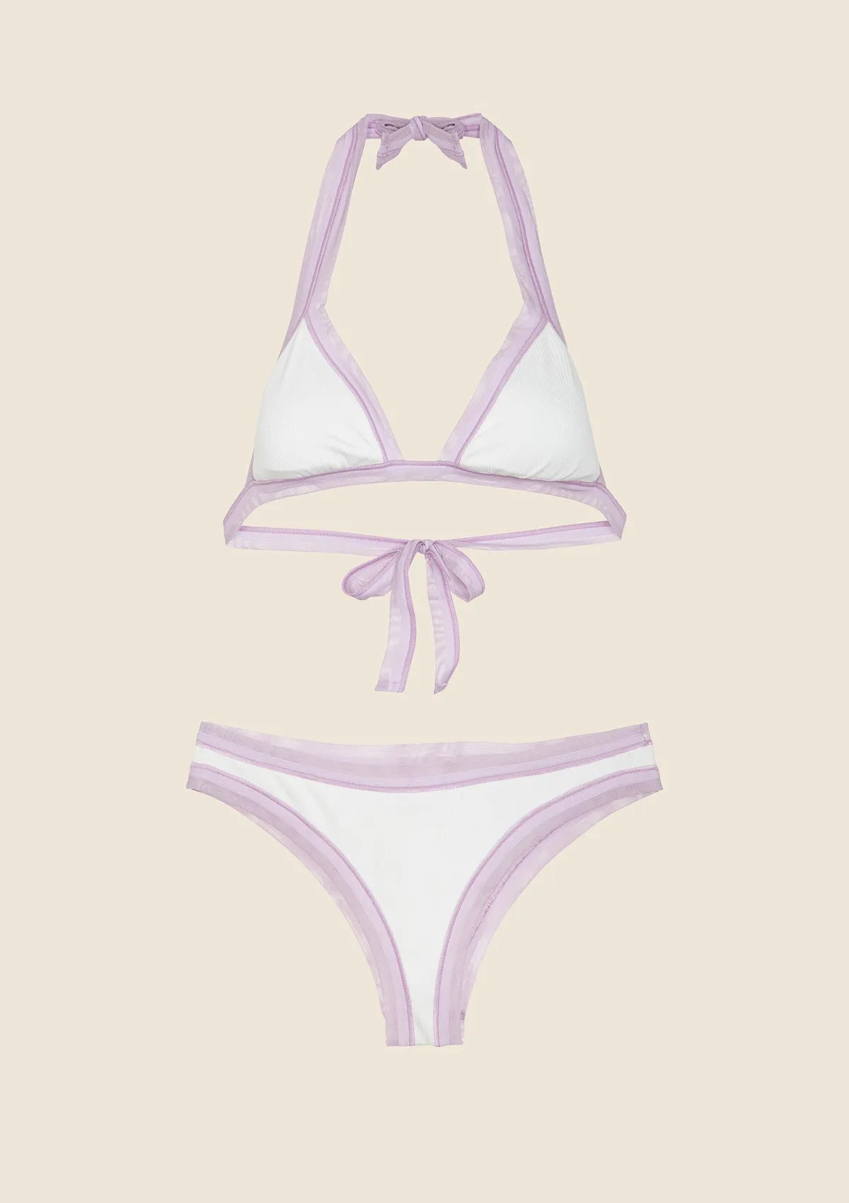 Woman bikini F**K Triangle with Slip Fixed American white 0111-WH sold by F**K Official product image thumbnail 3