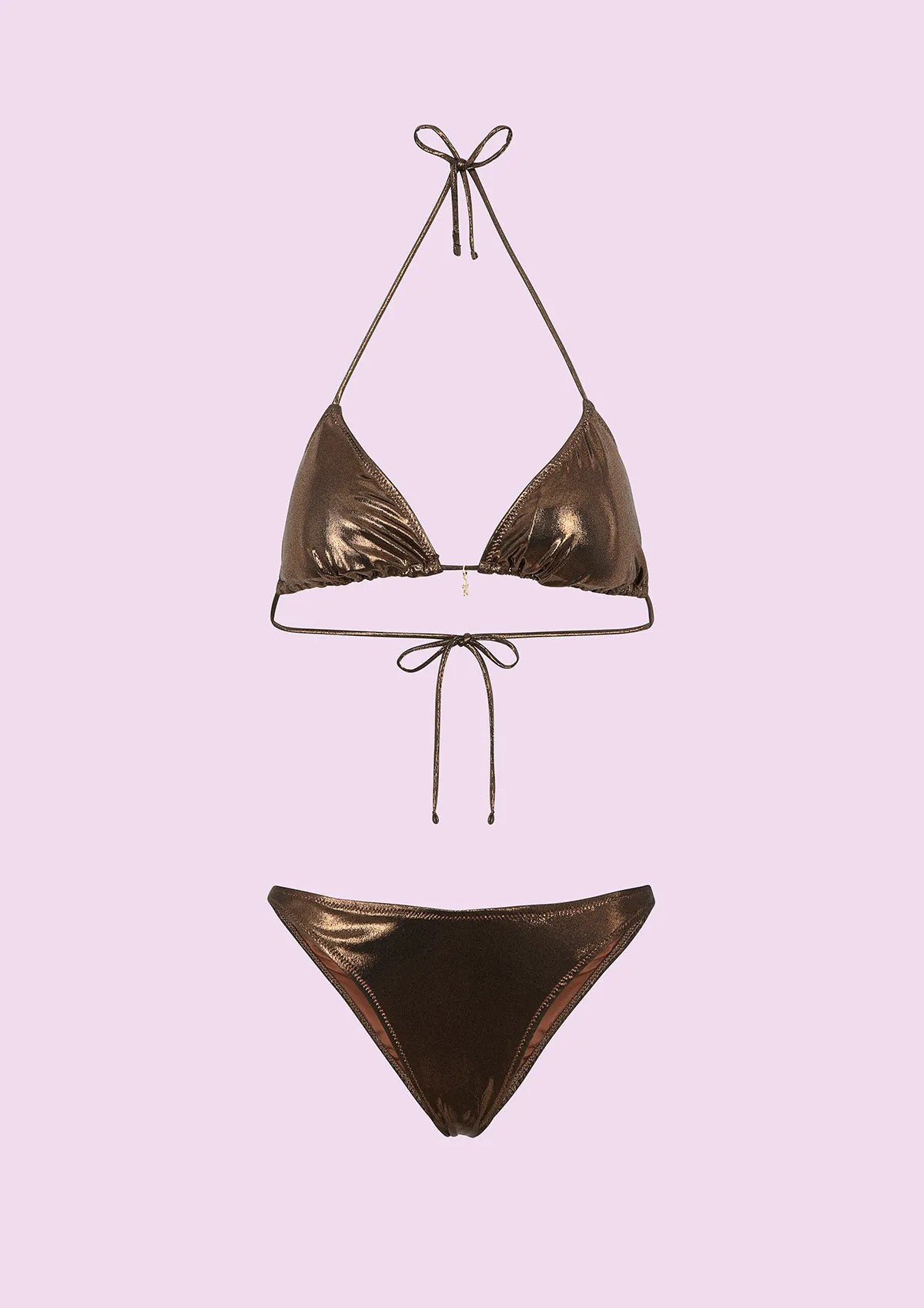 Woman bikini F**K Triangle with Slip Fixed American brown SWC040-BN sold by F**K Official product image thumbnail 4