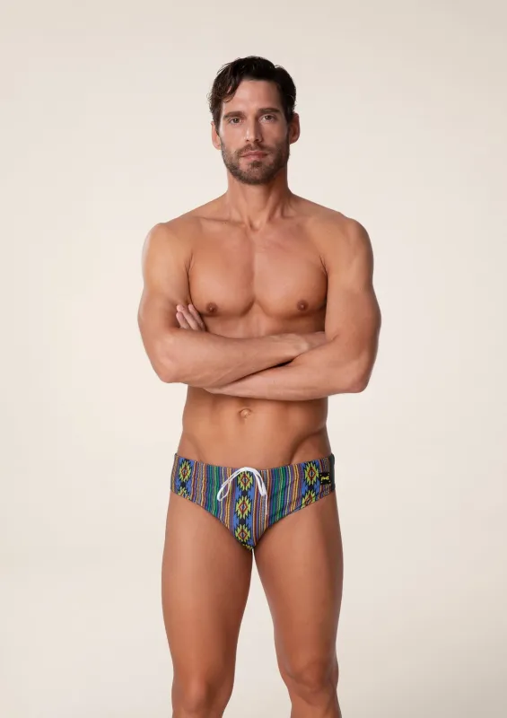 Ethnic mood printed briefs sold by F**K Official
