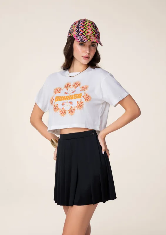 CROP T-shirt with print sold by F**K Official