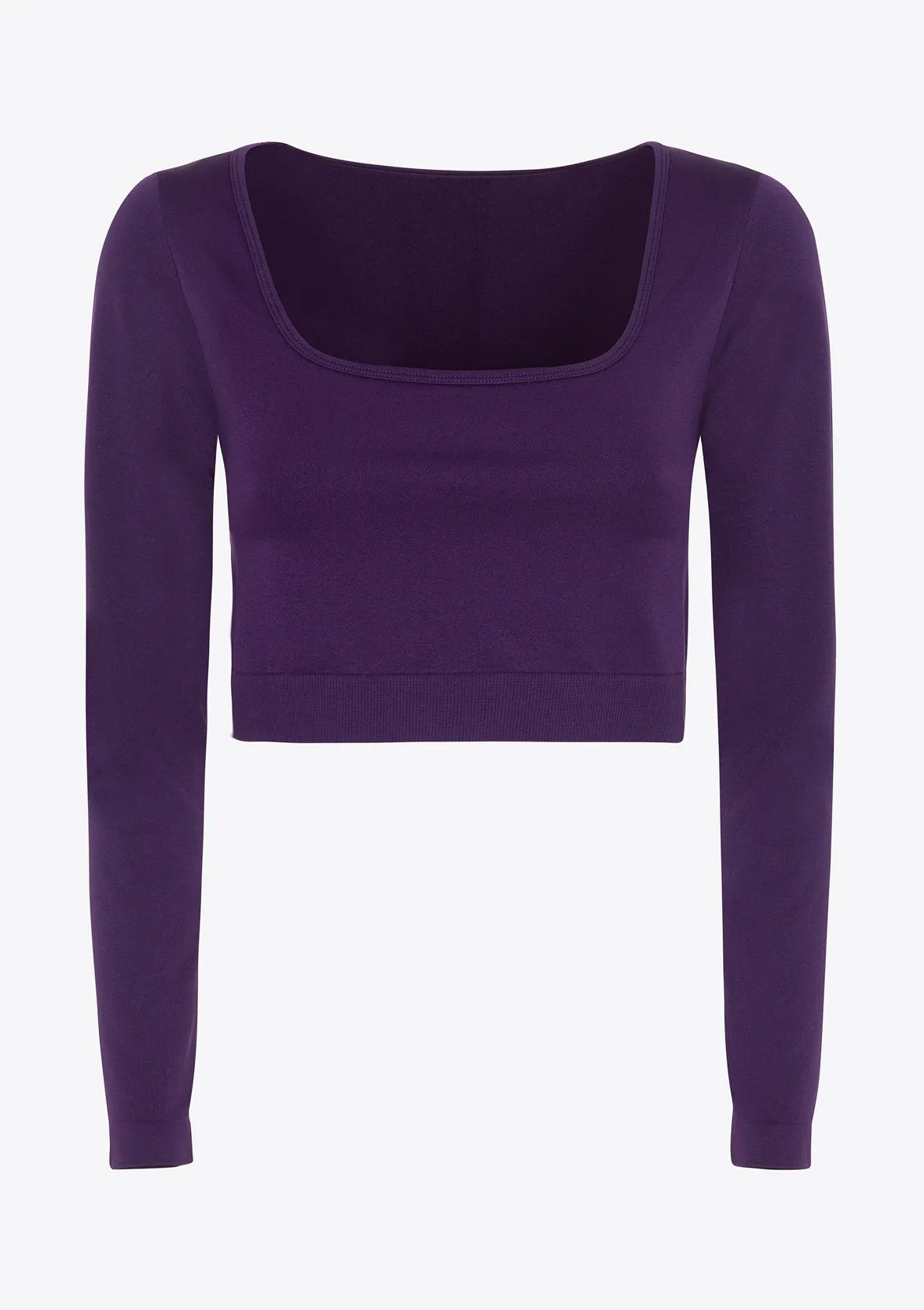 Seamless long sleeve crop t-shirt sold by F**K Official product image thumbnail 3