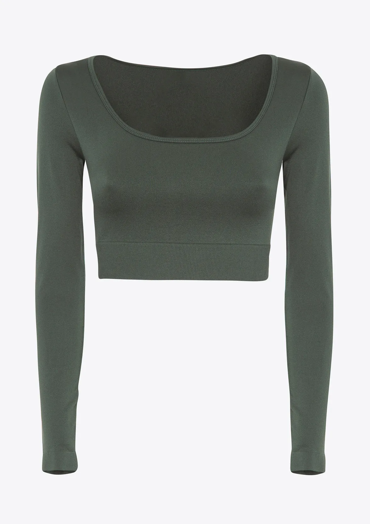 Seamless long sleeve crop t-shirt sold by F**K Official product image thumbnail 3