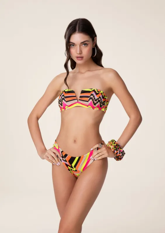 V -band bra and Slip fixed side Ethos sold by F**K Official