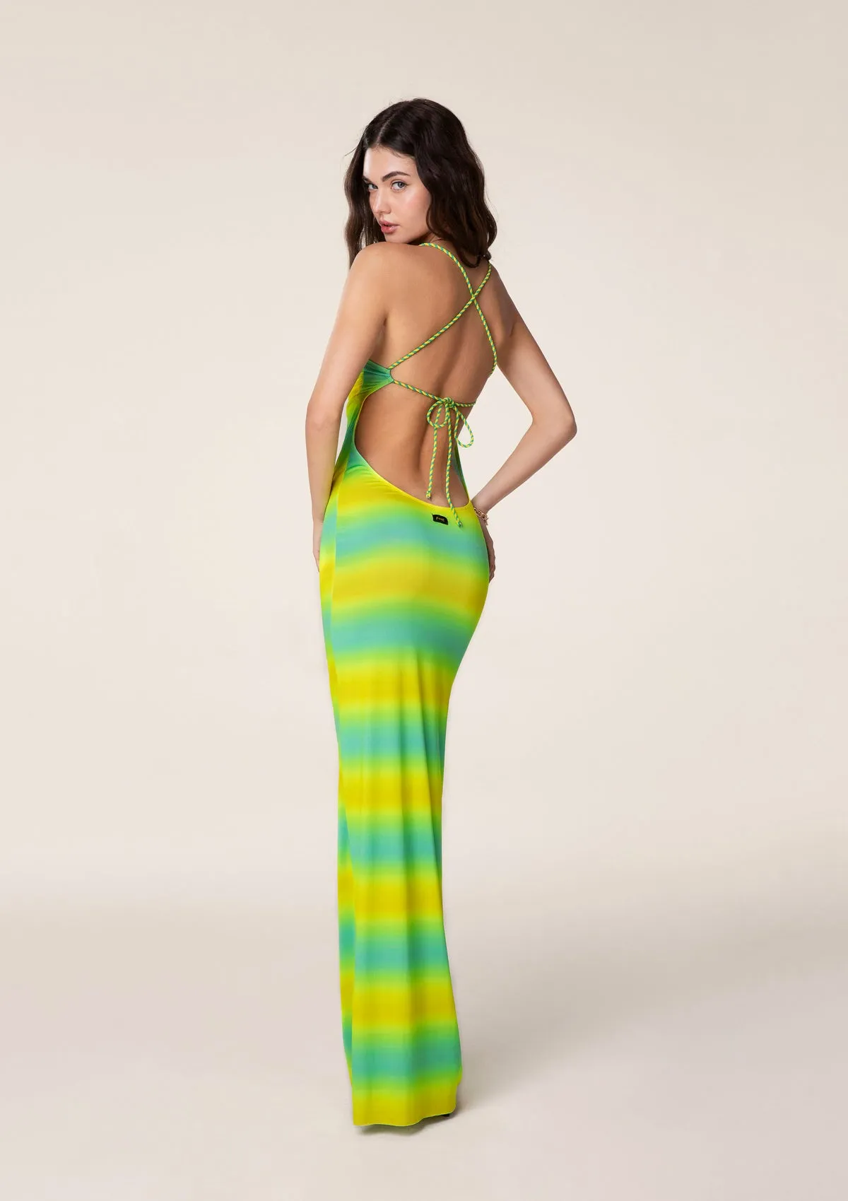 Sunrise long dress sold by F**K Official product image thumbnail 2