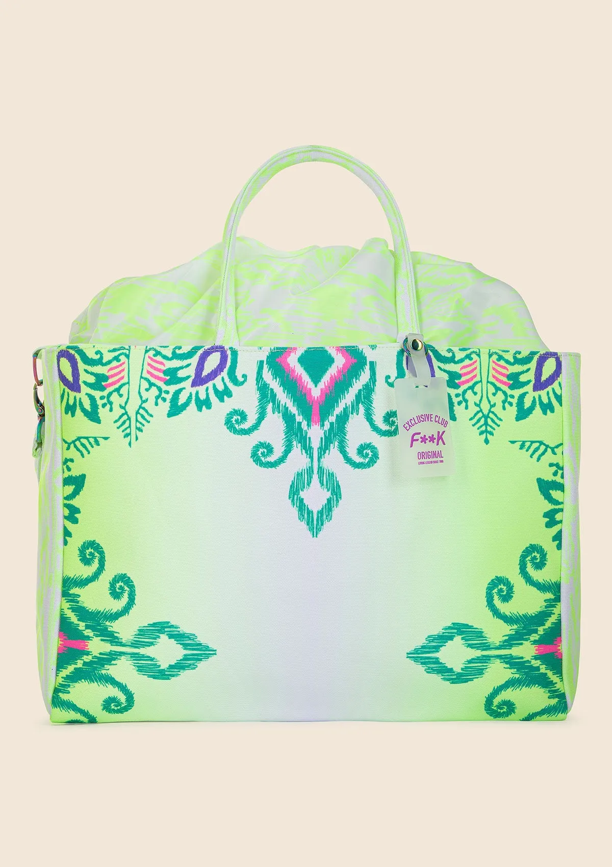 Borsa Mare Canvas Donna F**K Fantasia A030-X55 sold by F**K Official