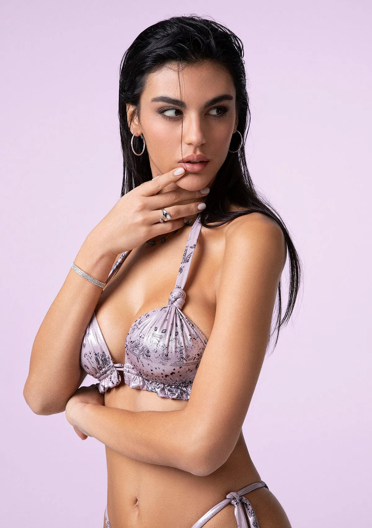 Bikini Donna F**K Triangolo con Slip Regolabile Fantasia SWC051-X06 sold by F**K Official product image thumbnail 2