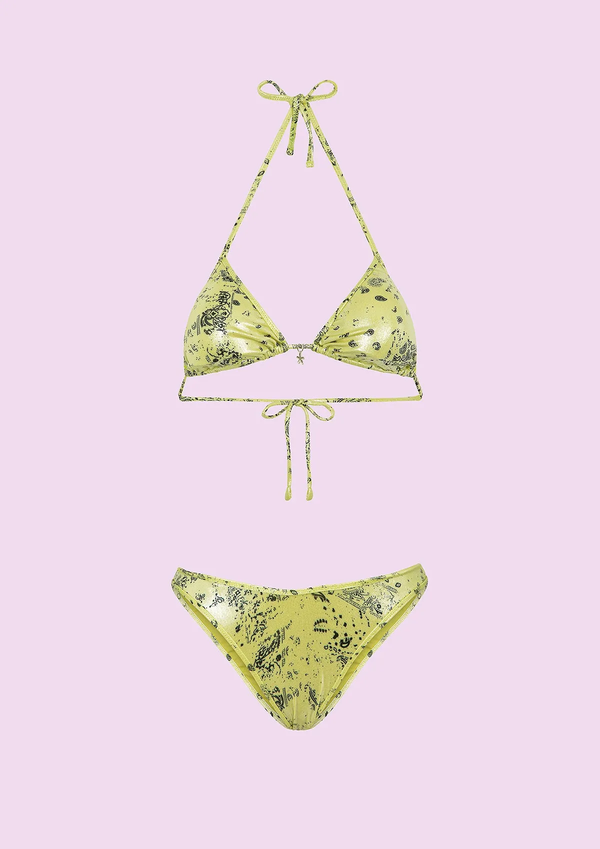 Bikini Donna F**K Triangolo con Slip Americano Fisso Fantasia SWC050-X07 sold by F**K Official product image thumbnail 4