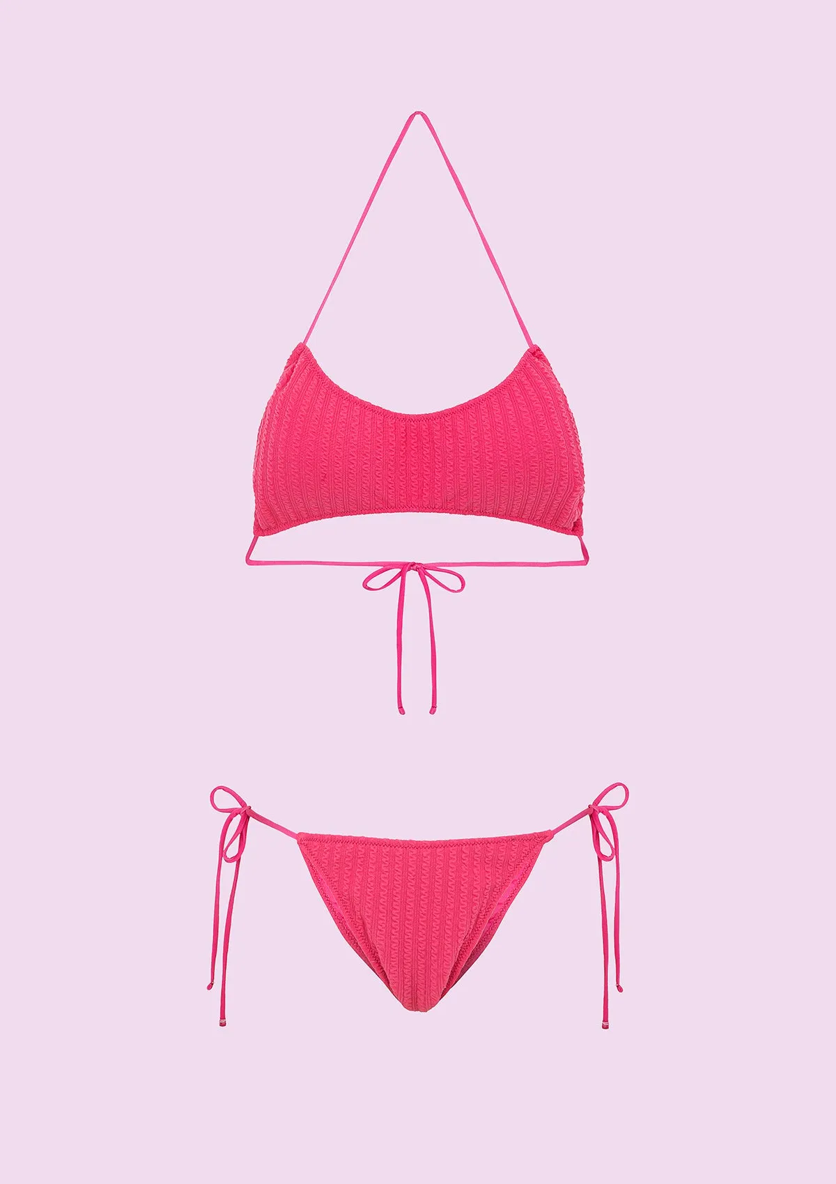 Bikini Donna F**K Fascia con Slip Regolabile Fucsia SWC011-FX sold by F**K Official product image thumbnail 4