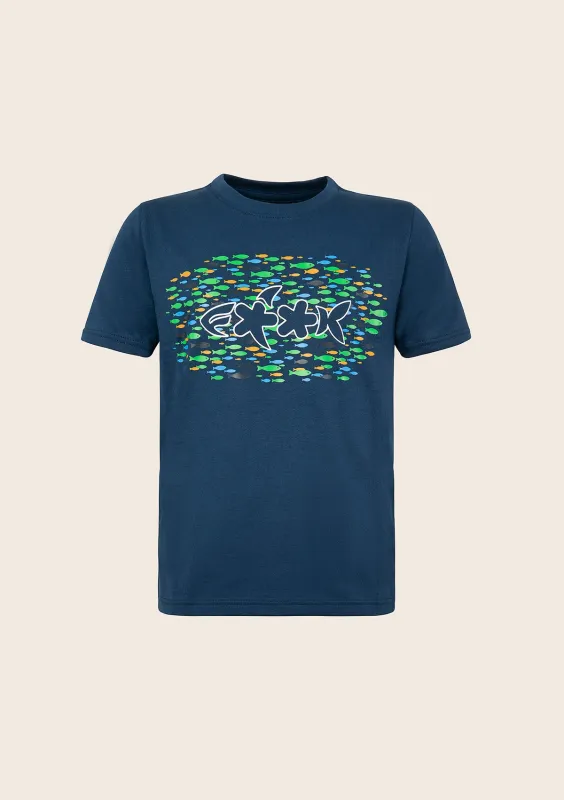 T-Shirt Bambino F**K Blu J01TS99-BU sold by F**K Official