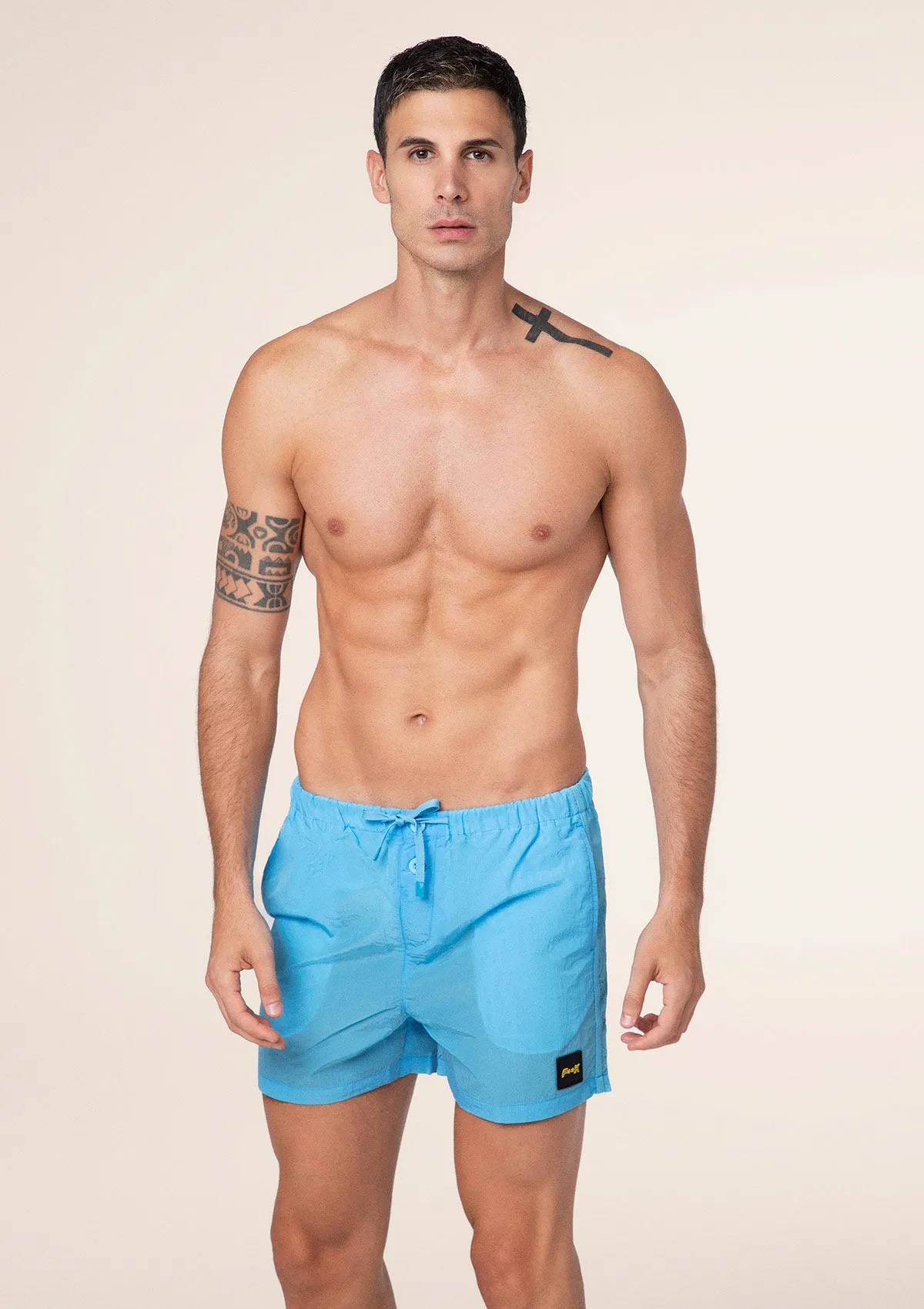 Shorts Uomo F**K Celeste M01BU06-CL sold by F**K Official