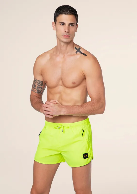 Shorts Uomo F**K Giallo Fluo M01BU03-FY sold by F**K Official