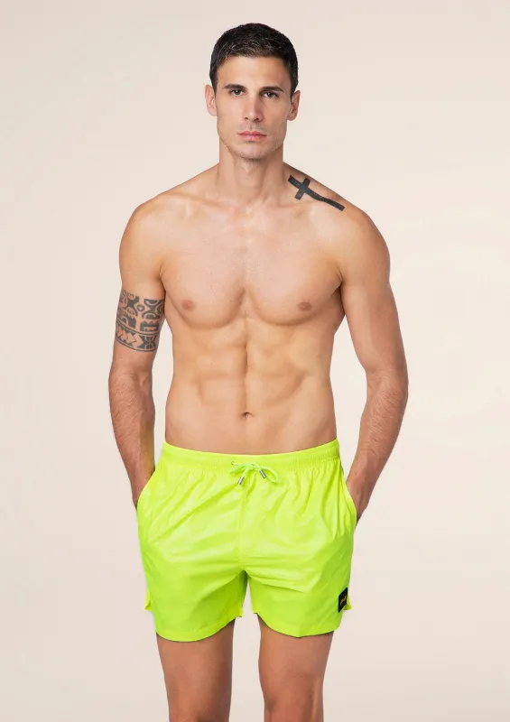 Shorts Uomo F**K Giallo Fluo M01BU02-FY sold by F**K Official