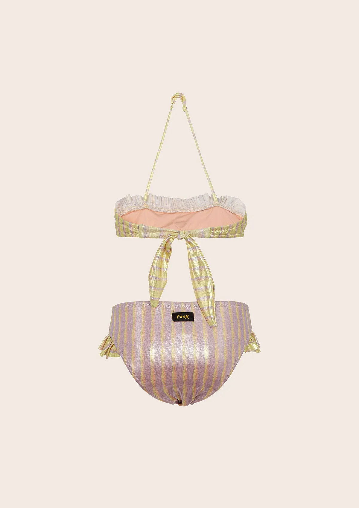 Bikini Bambina F**K Fascia con Slip Fisso Fantasia G1B02BF-X15 sold by F**K Official product image thumbnail 2