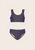 Bikini Bambina F**K Top con Slip Fisso Viola G1L06UF-PR sold by F**K Official
