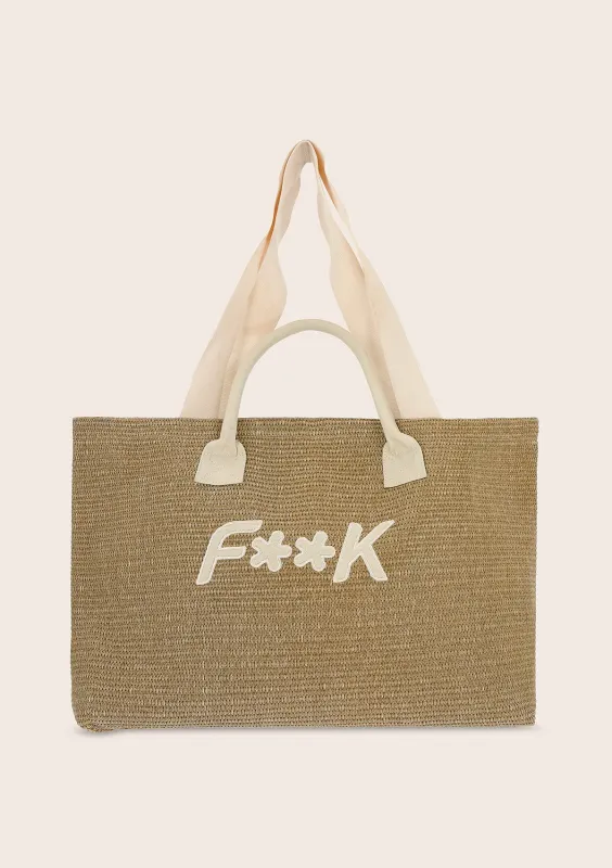 Borsa Mare Donna F**K Beige A060-BG sold by F**K Official
