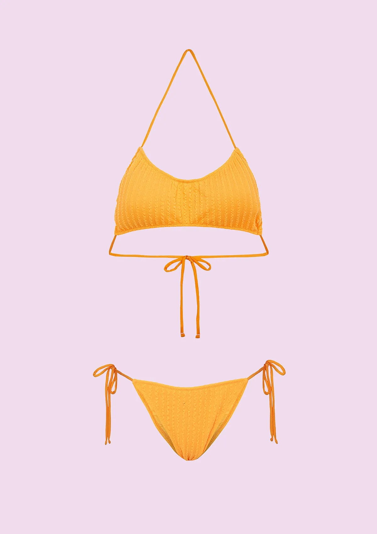 Bikini Donna F**K Fascia con Slip Regolabile Arancione Fluo SWC011-FO sold by F**K Official product image thumbnail 4