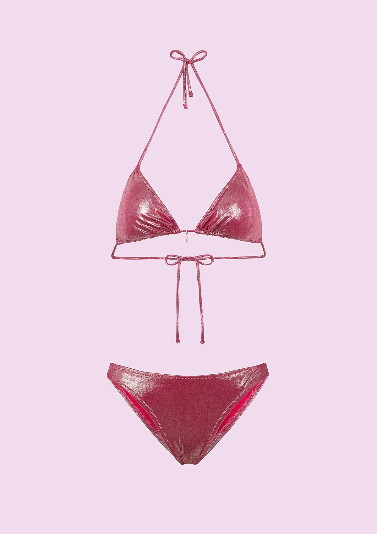 Bikini Donna F**K Triangolo con Slip Americano Fisso Fucsia SWC040-FX sold by F**K Official product image thumbnail 4