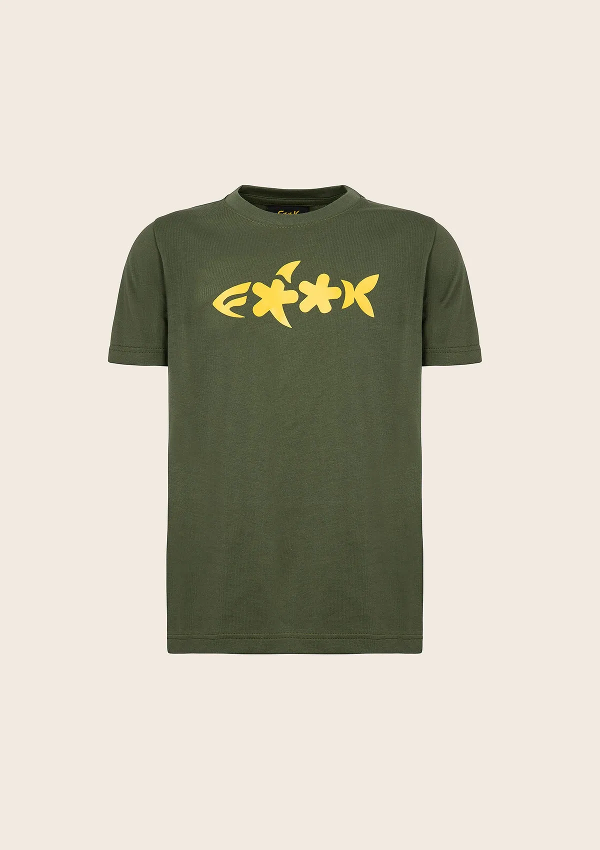 T-Shirt Bambino F**K Verde Militare J01TS71-MG sold by F**K Official