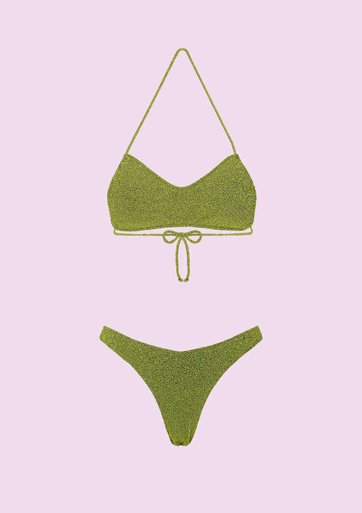 Bikini Donna F**K Fascia con Slip Americano Fisso Verde SWC071-GN sold by F**K Official product image thumbnail 4