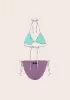 Bikini Bambina F**K Triangolo con Slip Fisso Fantasia G1G01TF-X55 sold by F**K Official